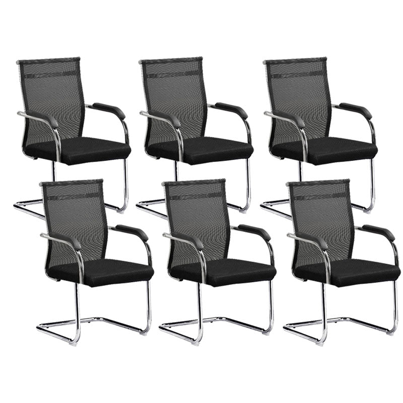 Lumbar Support Conference Chair Modern Metal Conference Chair