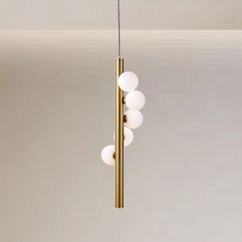Modern Hanging Island Light Glass Hanging Lighting Fixture for Dining Room