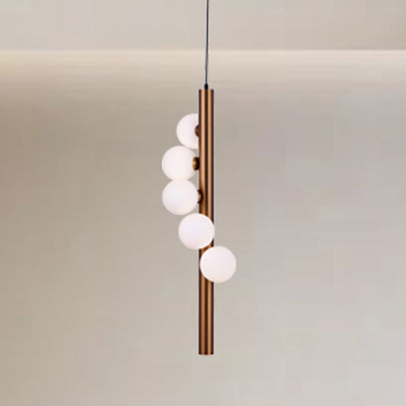 Modern Hanging Island Light Glass Hanging Lighting Fixture for Dining Room