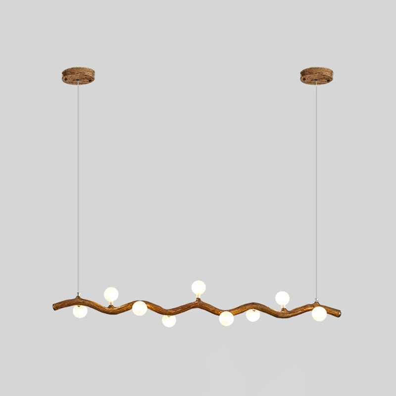 Modern Style Hanging Island Light Creative Hanging Lighting Fixture for Dining Room