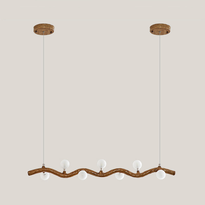 Modern Style Hanging Island Light Creative Hanging Lighting Fixture for Dining Room
