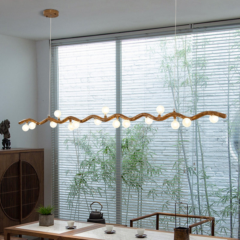 Modern Style Hanging Island Light Creative Hanging Lighting Fixture for Dining Room