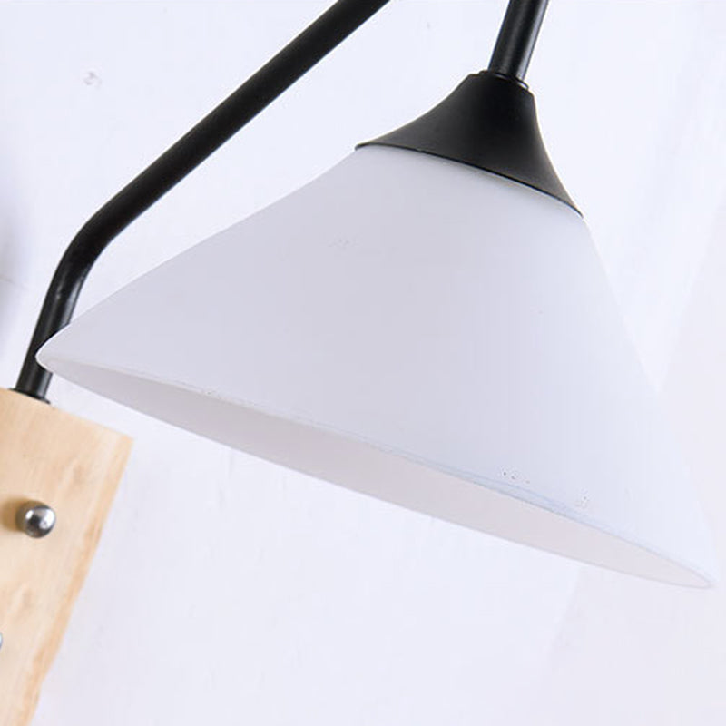 Single Contemporary Polished Finish Wall Mounted Sconce Metallic Wall Light
