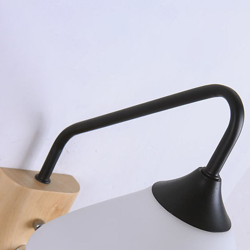 Single Contemporary Polished Finish Wall Mounted Sconce Metallic Wall Light