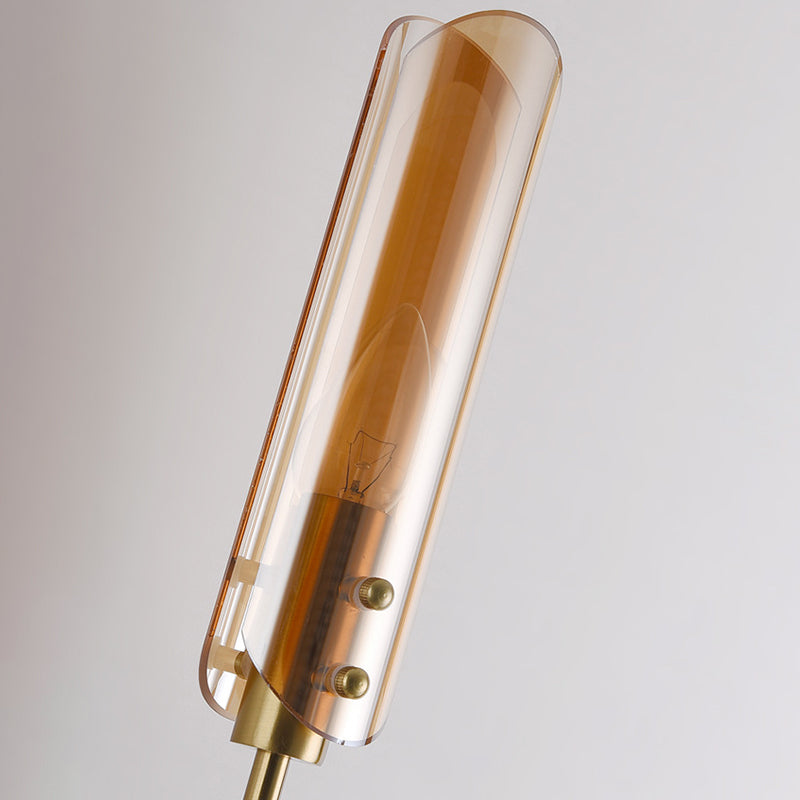 Industrial Glass Globe Wall Light Polish Finish Lighting for Dining Room