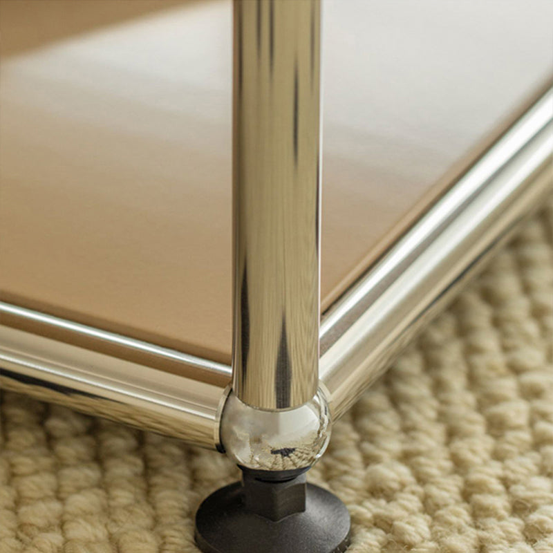 Contemporary Style Coffee Cocktail Table Metal 4 Legs Coffee Table