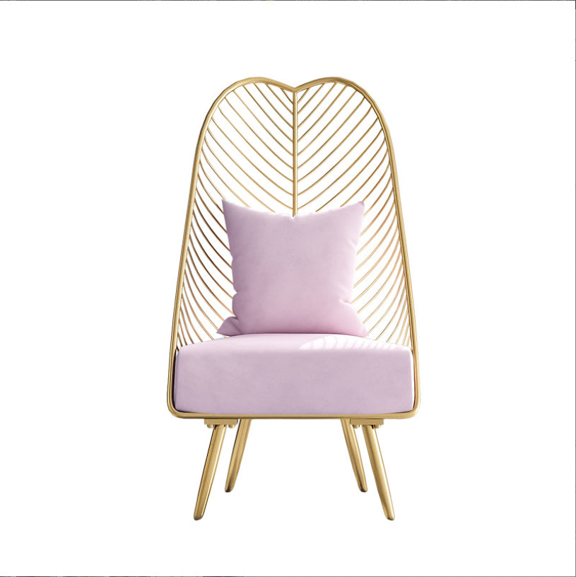 Glam Removable Cushions Armless Basic Four Leg Pillow Back Parsons Chair