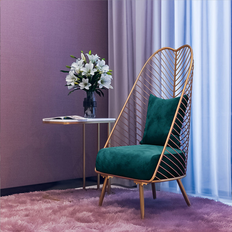 Glam Removable Cushions Armless Basic Four Leg Pillow Back Parsons Chair