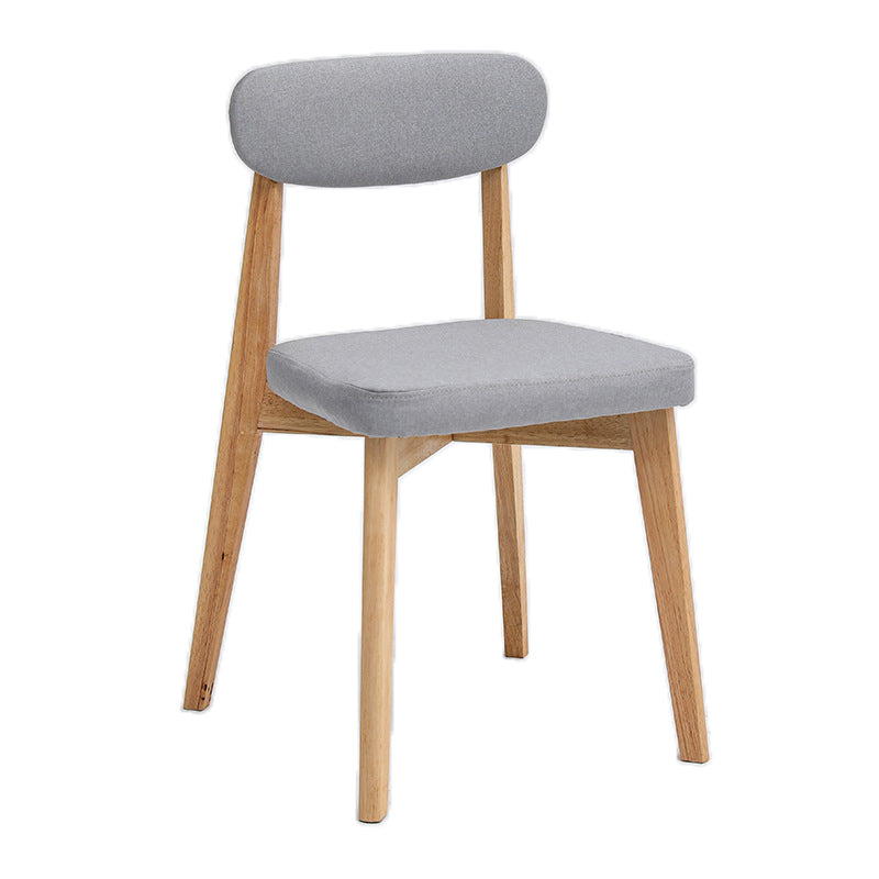 Armless Chair17.5"L x 19.6"W x 33.2"H Solid Wood Frame Chair for Living Room