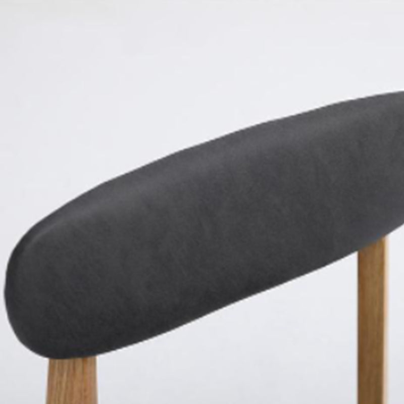 Armless Chair17.5"L x 19.6"W x 33.2"H Solid Wood Frame Chair for Living Room