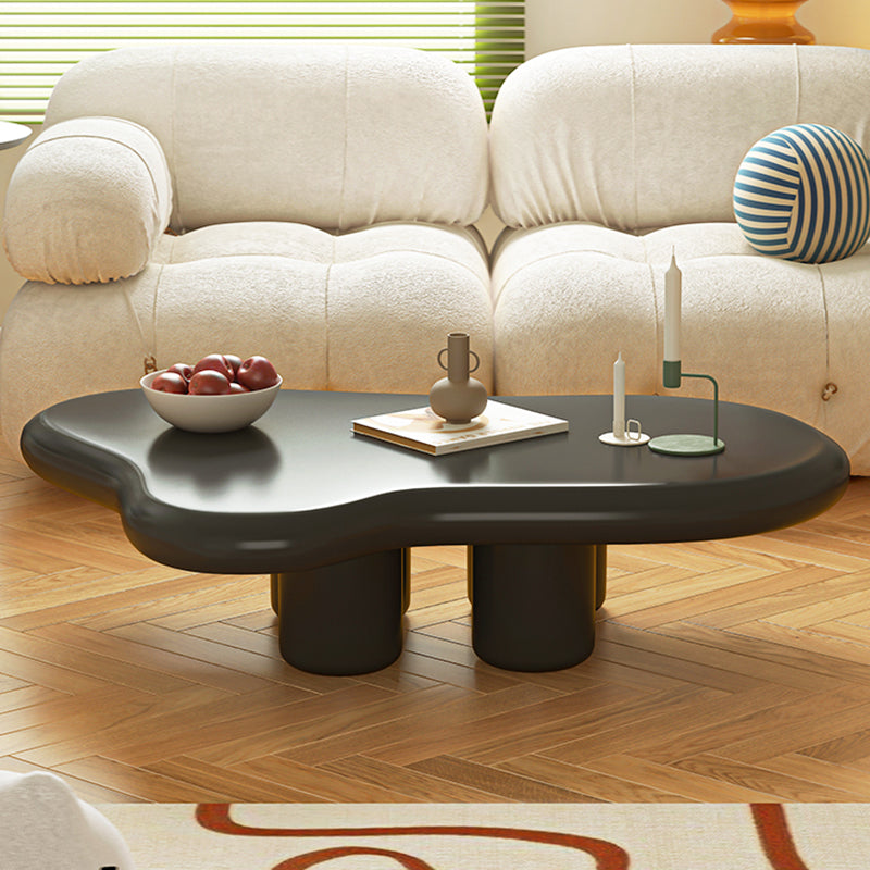 Scandinavian Wooden Coffee Table Free form 3 Legs Coffee Table for Living Room