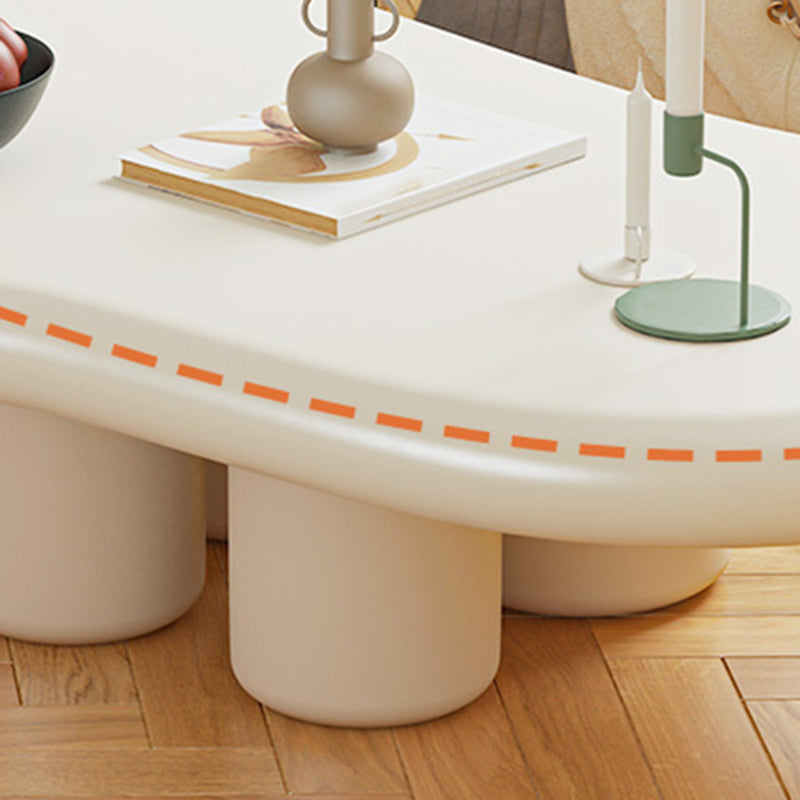 Scandinavian Wooden Coffee Table Free form 3 Legs Coffee Table for Living Room