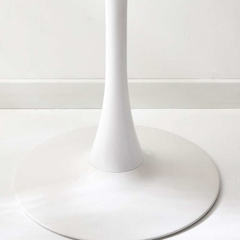 Modern Pedestal Wooden Coffee Table Set Round Top Shape Cocktail Table for Home