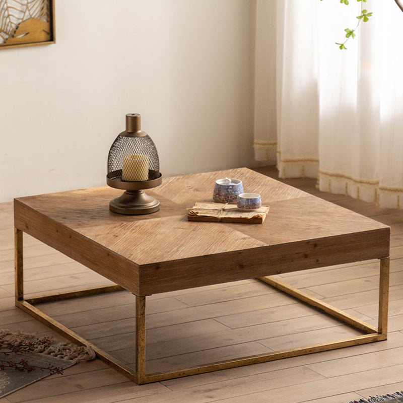 Scandinavian Medium Wood Coffee Table Wooden Coffee Table for Living Room