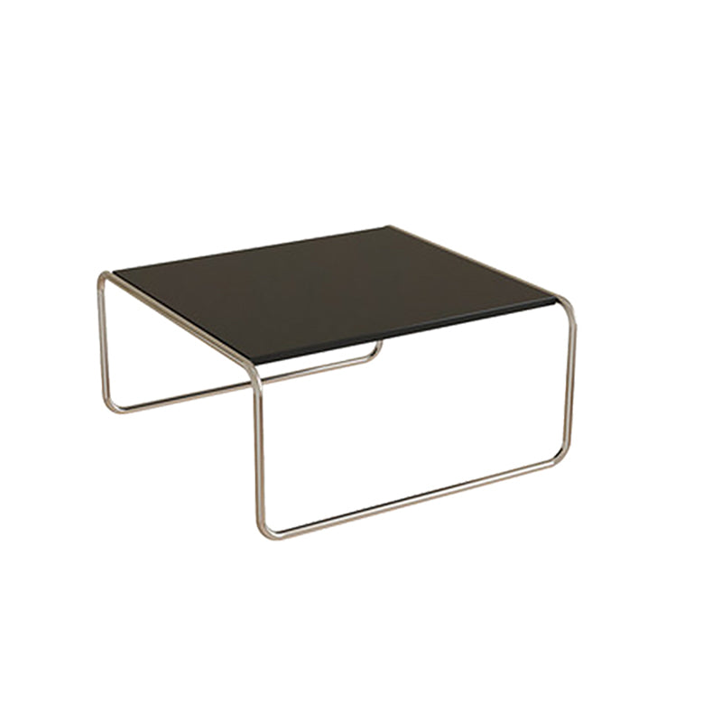 Modern Sled Wooden Coffee Table Set Rectangular Top Shape Cocktail Table