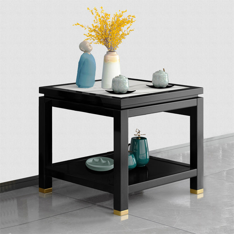 23.62 inch Wide Contemporary Style Coffee Cocktail Table Solid Wood Coffee Table