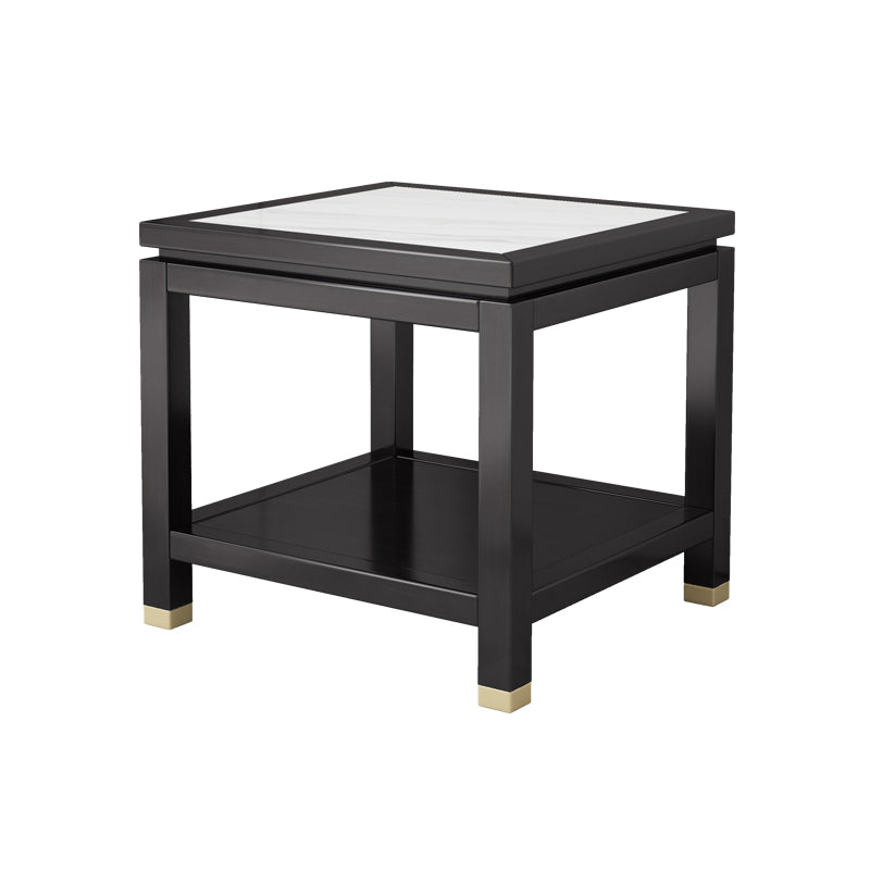 23.62 inch Wide Contemporary Style Coffee Cocktail Table Solid Wood Coffee Table