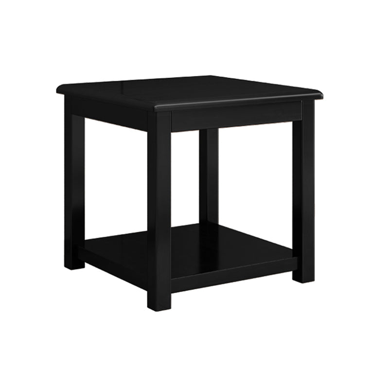 23.62 inch Wide Contemporary Style Coffee Cocktail Table Solid Wood Coffee Table