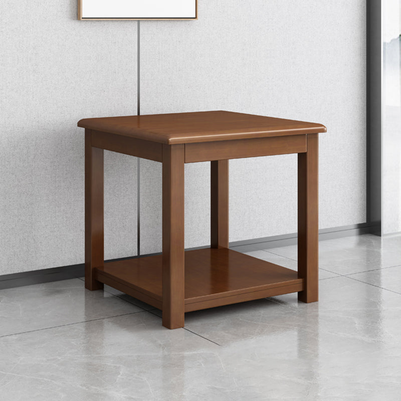 23.62 inch Wide Contemporary Style Coffee Cocktail Table Solid Wood Coffee Table