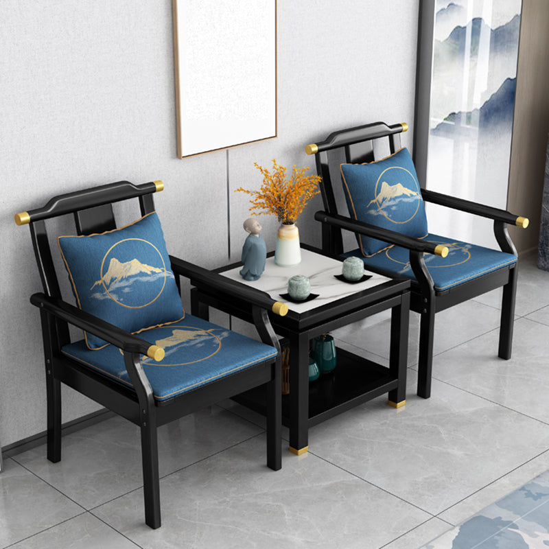 23.62 inch Wide Contemporary Style Coffee Cocktail Table Solid Wood Coffee Table