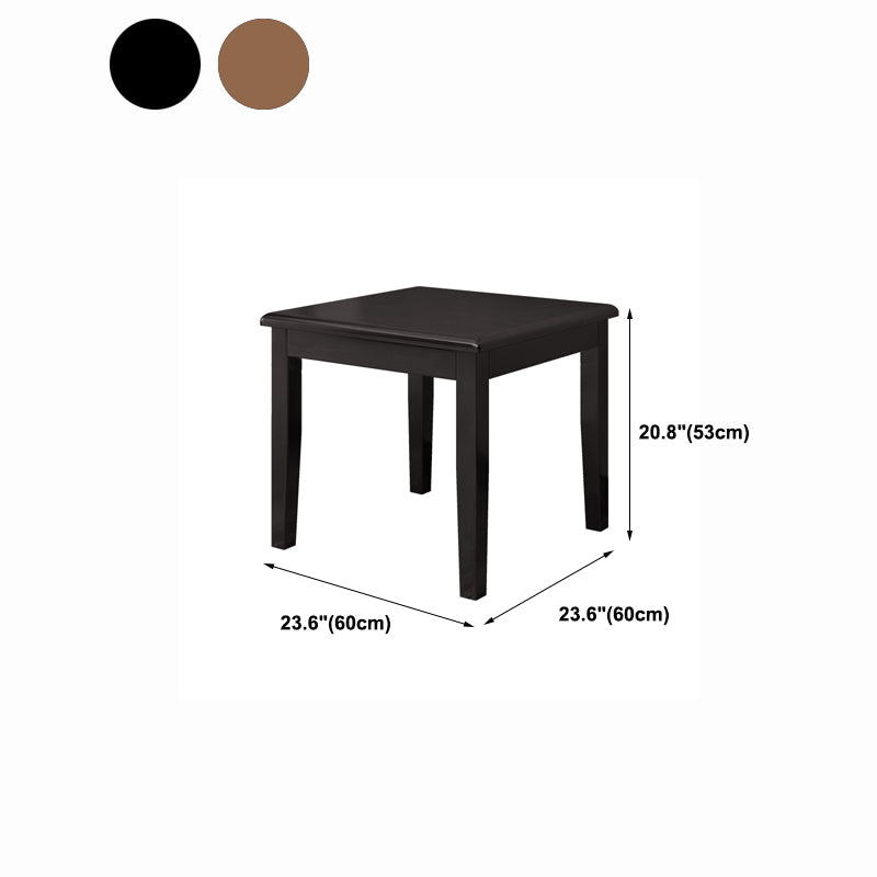 23.62 inch Wide Contemporary Style Coffee Cocktail Table Solid Wood Coffee Table