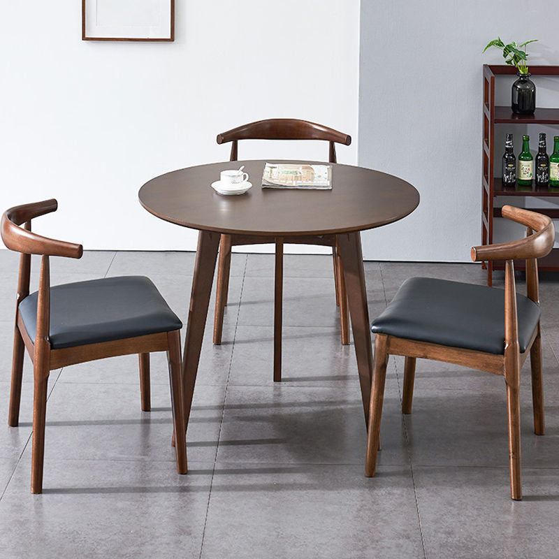 Wood Top Dining Table Restaurant Living Room Contemporary Table