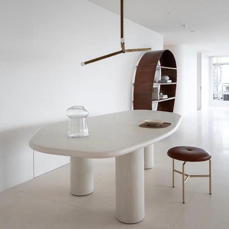 Modern Style White Wood Table Specialty Dining Table for Kitchen