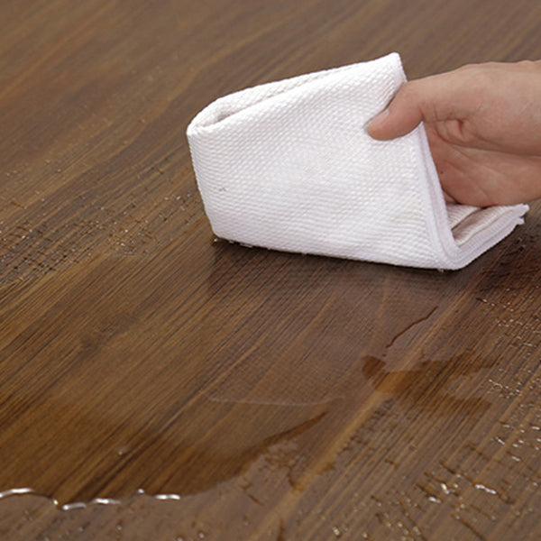 Rectangle Dining Table Solid Wood Contemporary Style Brown Dinner Table for Home Kitchen