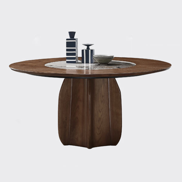 Round Dining Table Contemporary Style Dinner Table for Home Kitchen