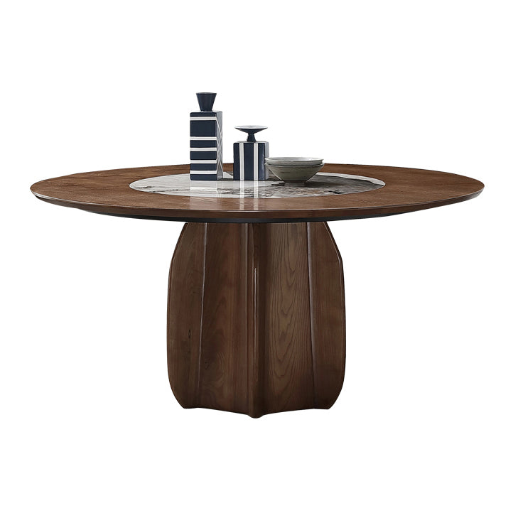 Round Dining Table Contemporary Style Dinner Table for Home Kitchen