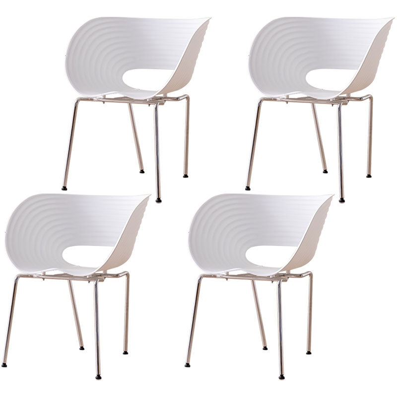Contemporary Dining Chair Arm Chairs with Metal Legs for Kitchen