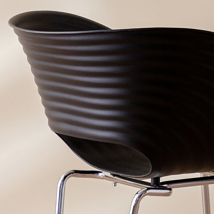 Contemporary Dining Chair Arm Chairs with Metal Legs for Kitchen