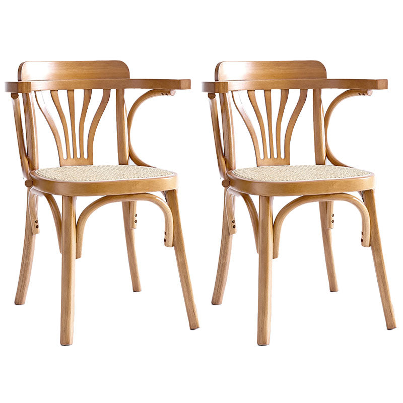 Windsor Back Arm Chair Traditional Wood Kitchen Dining Room Chair