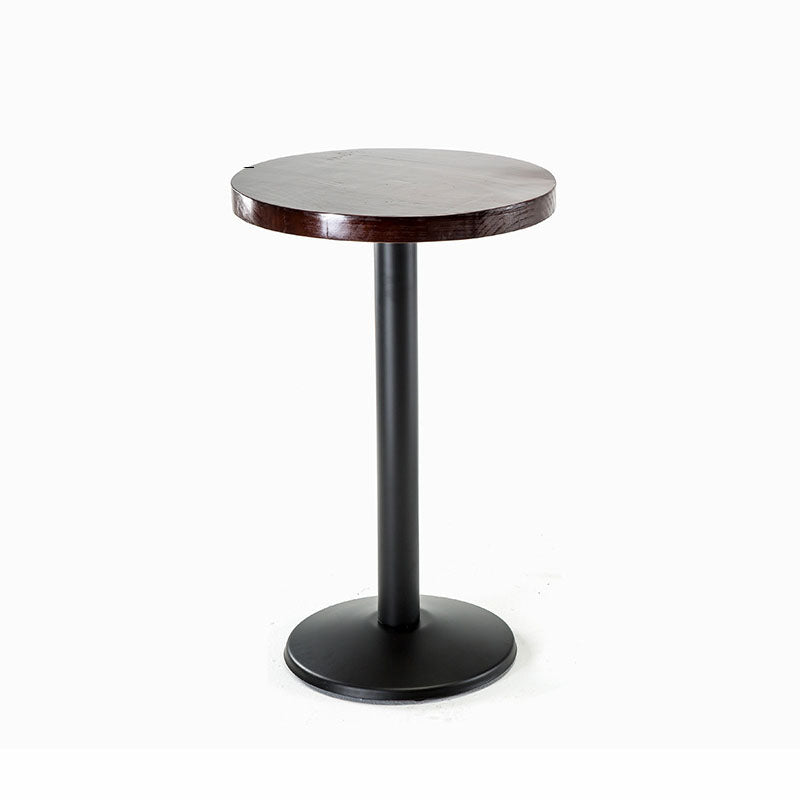 Industrial 1/2/3 Pieces Solid Wood Bar Table Set Round Counter Set