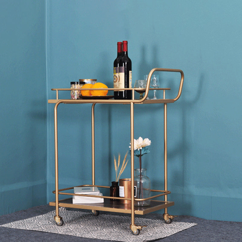 32.28" High Modern Style Prep Table Rolling Stone Prep Table for Dining Room