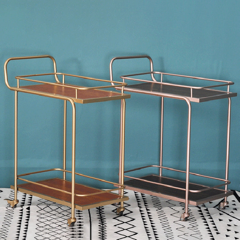 32.28" High Modern Style Prep Table Rolling Stone Prep Table for Dining Room