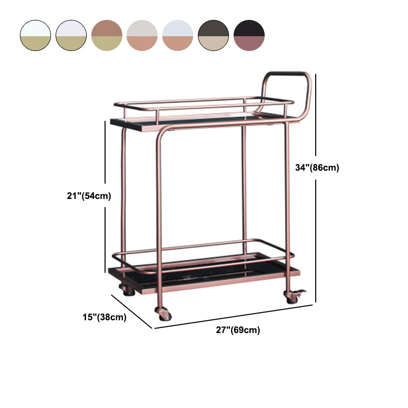 32.28" High Modern Style Prep Table Rolling Stone Prep Table for Dining Room