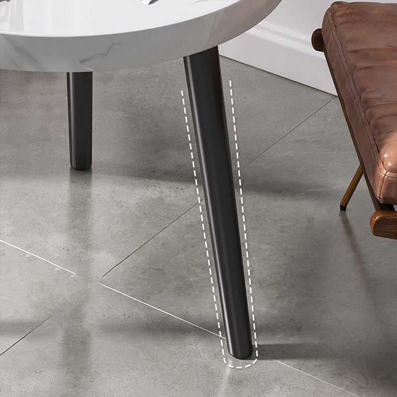 Minimalist Round Wood Side End Table 3 Legs Sofa Corner Table