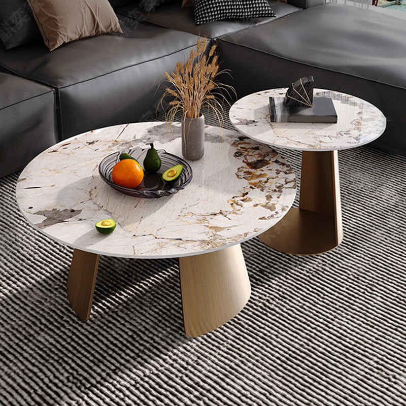 White Minimalist Slate End Slide Table Pedestal Sofa Corner Table