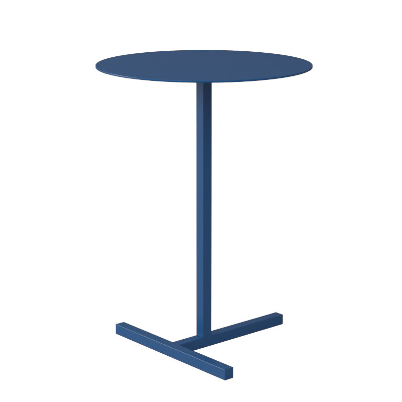 Mid-Century Round Side End Table Pedestal End Table for Living Room