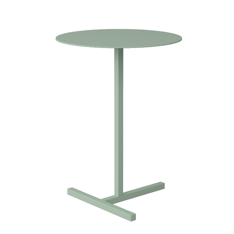 Mid-Century Round Side End Table Pedestal End Table for Living Room
