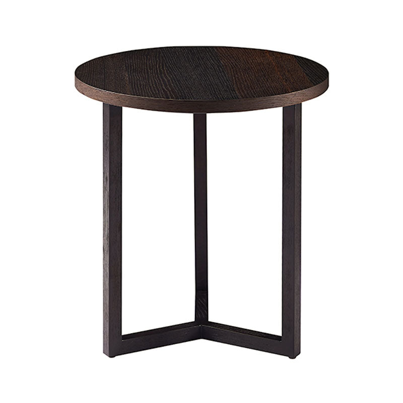 Round Wood Side Table Nordic Style Side Table for Living Room