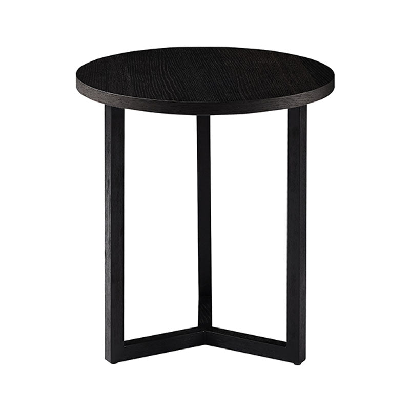 Round Wood Side Table Nordic Style Side Table for Living Room