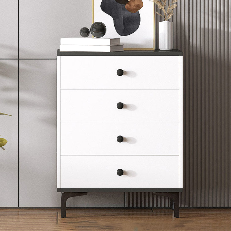 Contemporary 35.43'"Tall Wooden Chest, Rectangle Accent Cabinet with Drawers