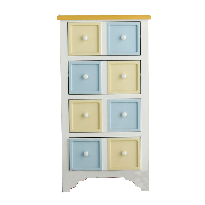 Contemporary 3/4 Drawers Wooden Chest, Rectangle Accent Chest