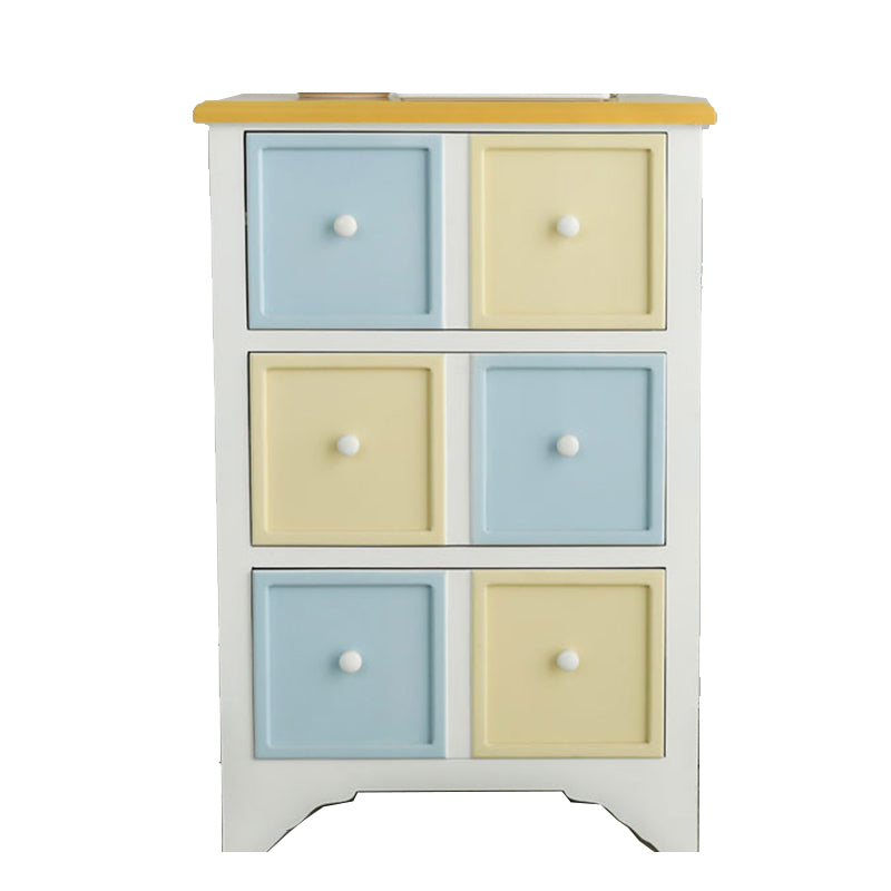 Contemporary 3/4 Drawers Wooden Chest, Rectangle Accent Chest