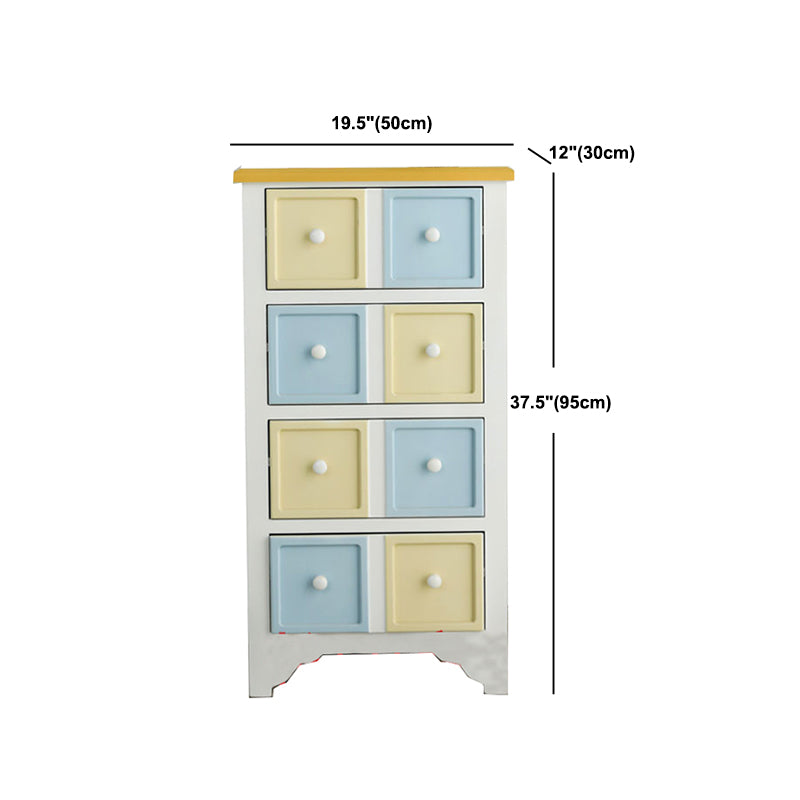 Contemporary 3/4 Drawers Wooden Chest, Rectangle Accent Chest