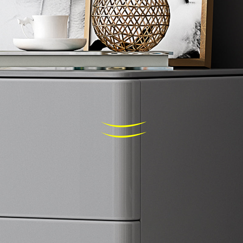 Contemporary 34.65'"/41.73" Tall Wooden Chest, Rectangle Accent Chest with Drawers