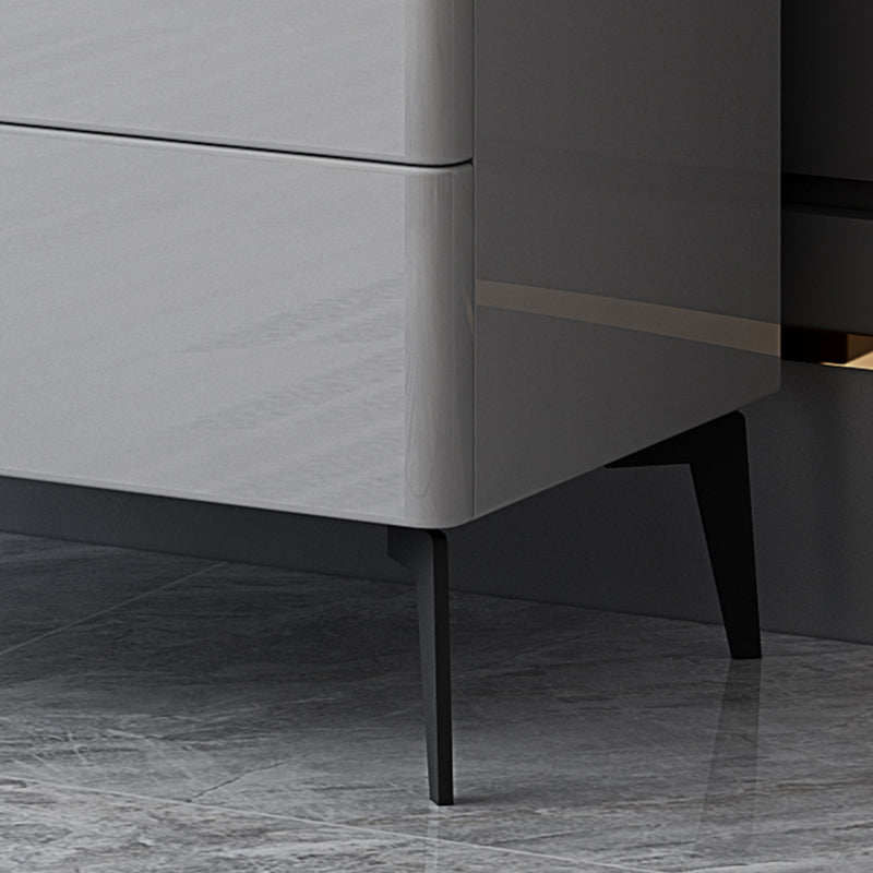 Contemporary 34.65'"/41.73" Tall Wooden Chest, Rectangle Accent Chest with Drawers