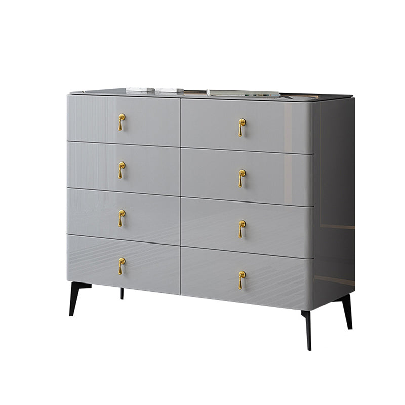Contemporary 34.65'"/41.73" Tall Wooden Chest, Rectangle Accent Chest with Drawers